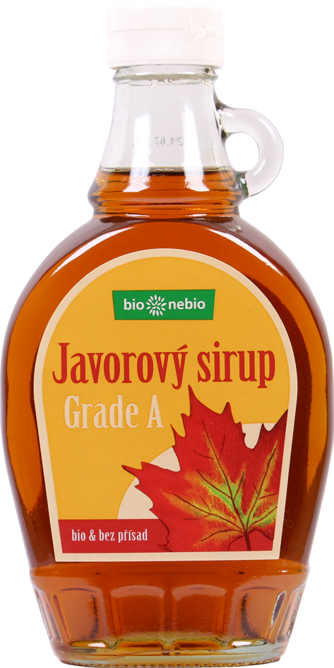 Fotografie Bio*nebio Javorový sirup 100% Grade A 250 ml