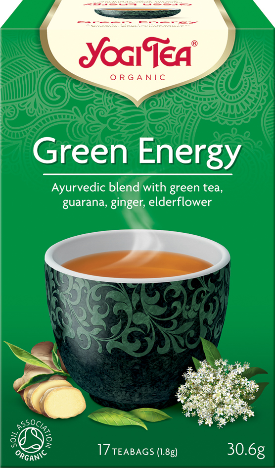 Zelená energie Yogi Tea 17x1,8 g BIO