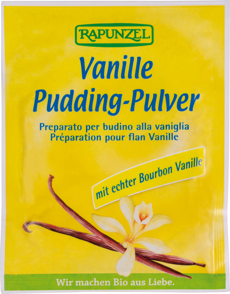 Fotografie Pudinkový prášek vanilkový RAPUNZEL 40 g BIO