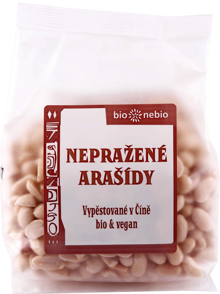 Fotografie Arašídy loupané nepražené bio*nebio 200 g BIO