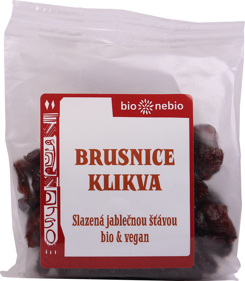 Brusnice klikva s jablečnou šťávou bio*nebio 75 g BIO