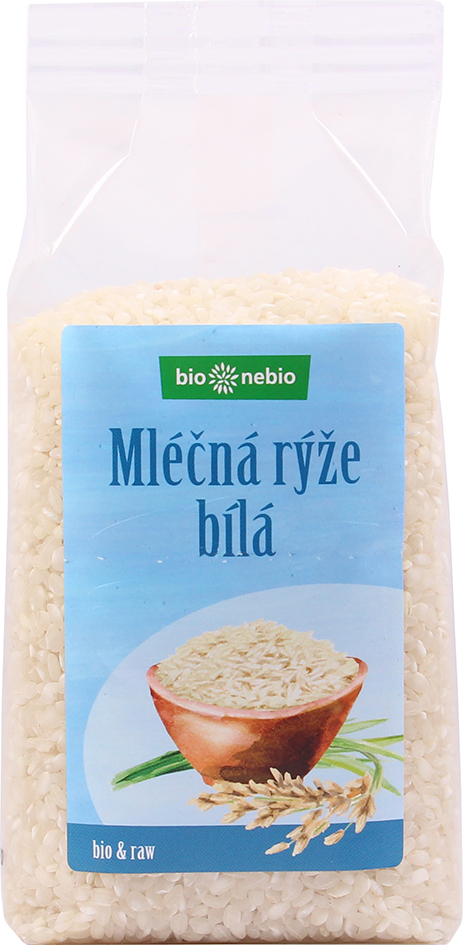 Fotografie Rýže mléčná bílá bio*nebio 500 g BIO