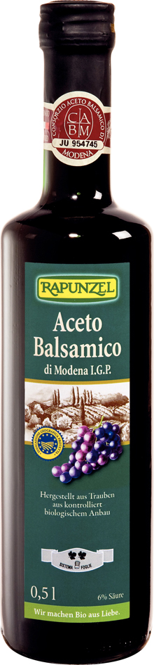 Fotografie Balsamikový ocet Rustico RAPUNZEL 500 ml BIO