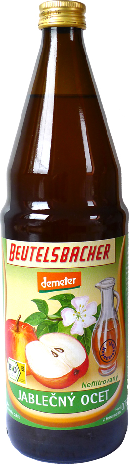 Fotografie Jablečný ocet nepasterovaný Beutelsbacher 0,75 l BIO