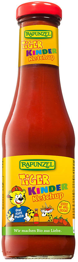 Fotografie Dětský kečup TYGR RAPUNZEL 450 ml BIO