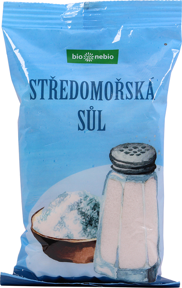 Středomořská sůl nerafinovaná bio*nebio 500 g