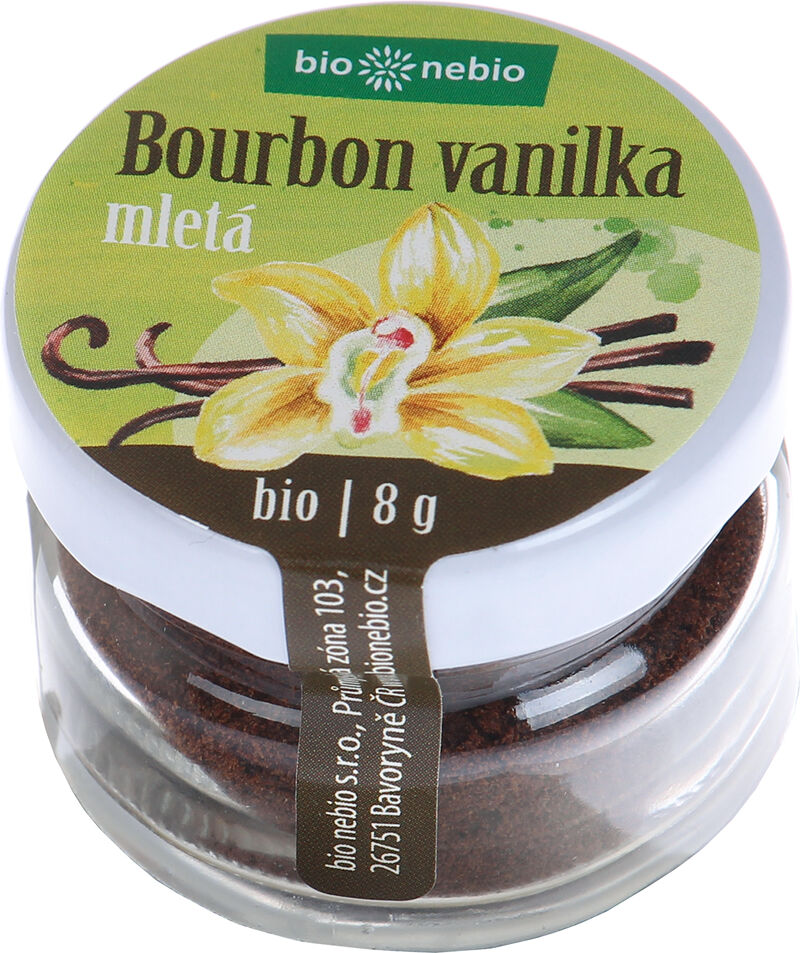 Bourbon vanilka mletá kořenka bio*nebio 8 g BIO