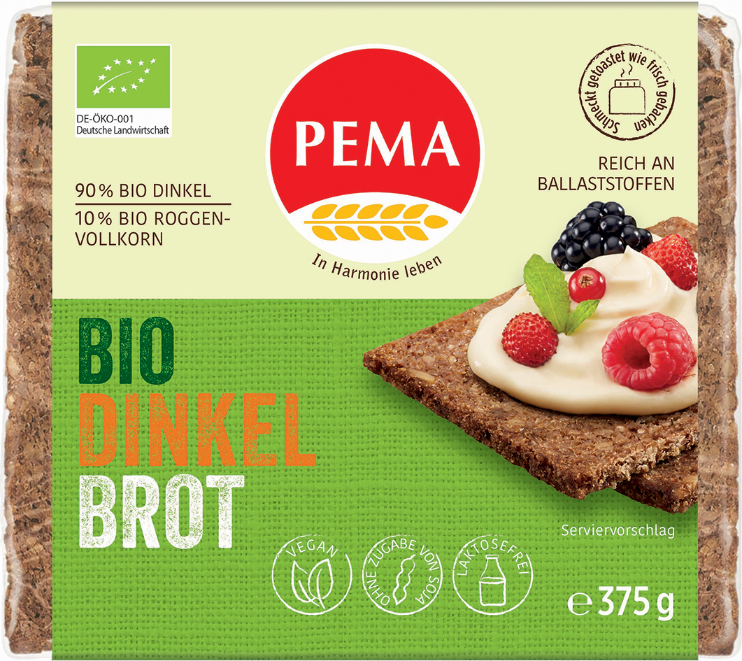 Špaldový chléb PEMA 375 g BIO
