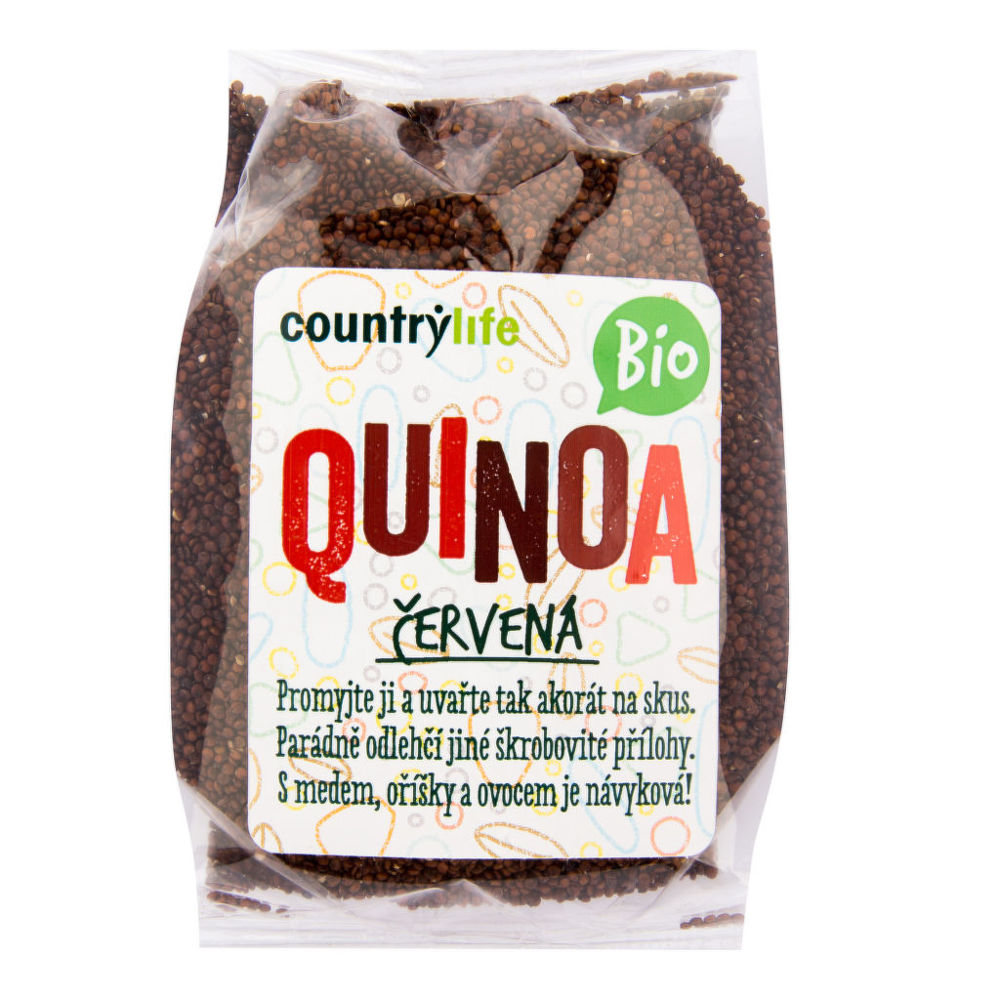 Fotografie Country Life Quinoa červená BIO 250 g A132:z4664