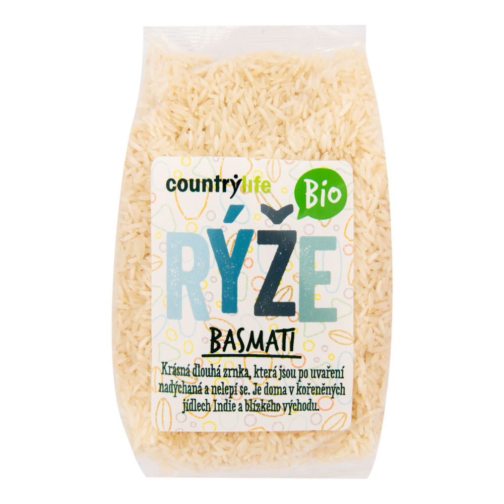 Fotografie Country Life rýže basmati BIO 500 g