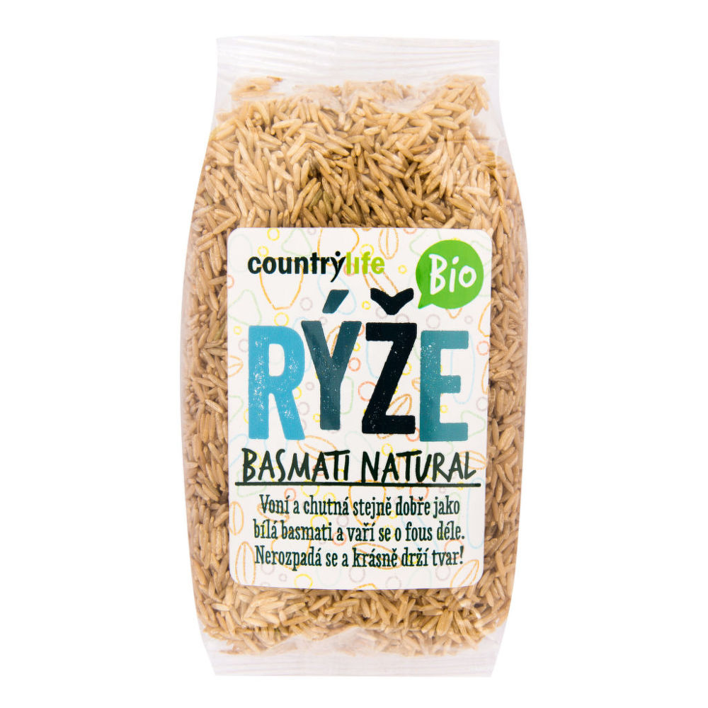 Fotografie Rýže basmati natural COUNTRY LIFE BIO 500 g