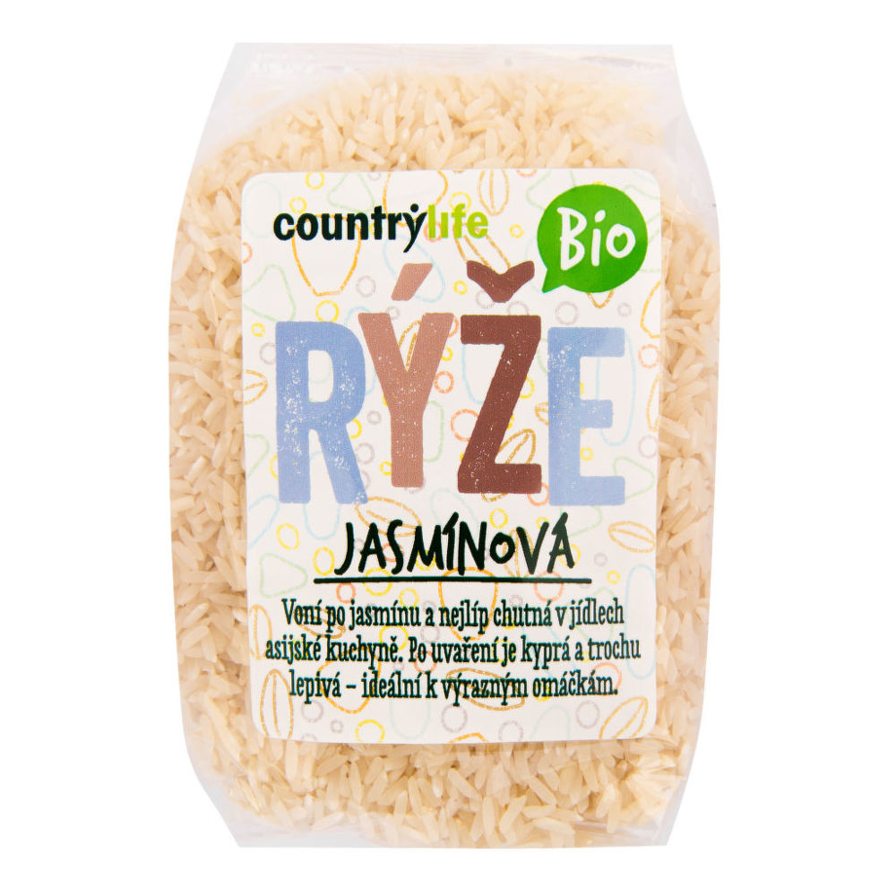 Rýže jasmínová COUNTRY LIFE BIO 500 g