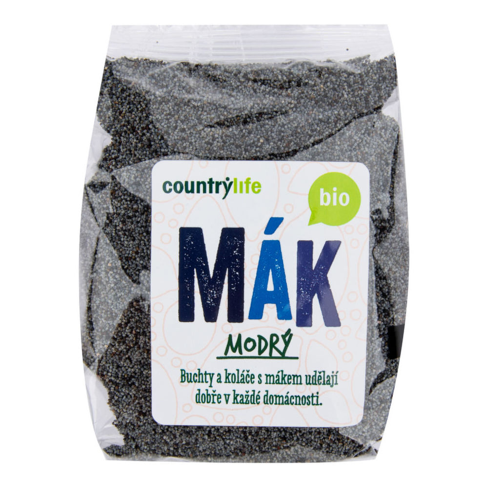 Mák modrý COUNTRY LIFE BIO 250 g