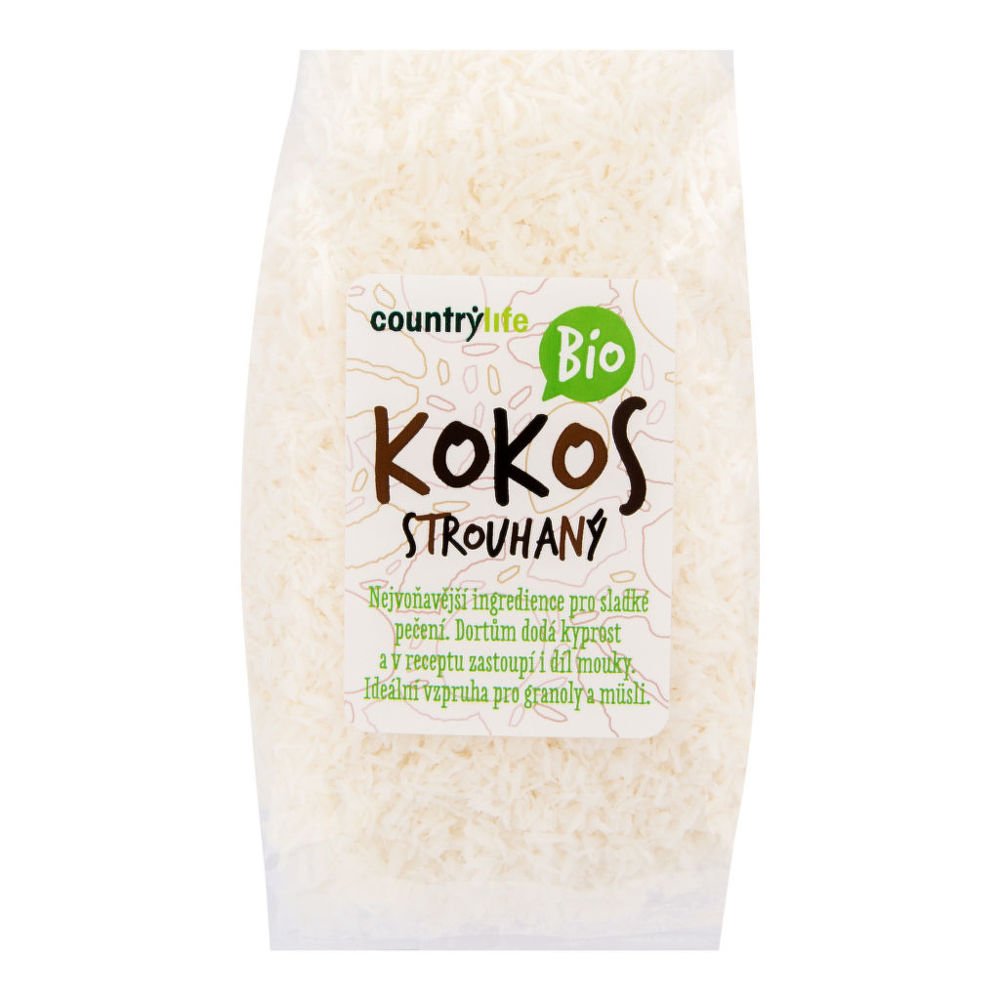 Kokos strouhaný COUNTRY LIFE BIO 200 g