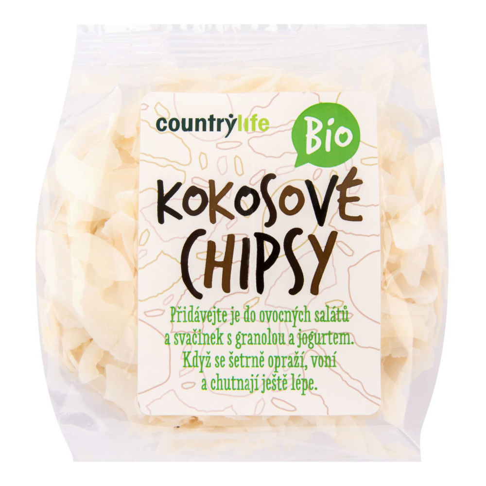 Fotografie Kokosové chipsy COUNTRY LIFE BIO 150 g