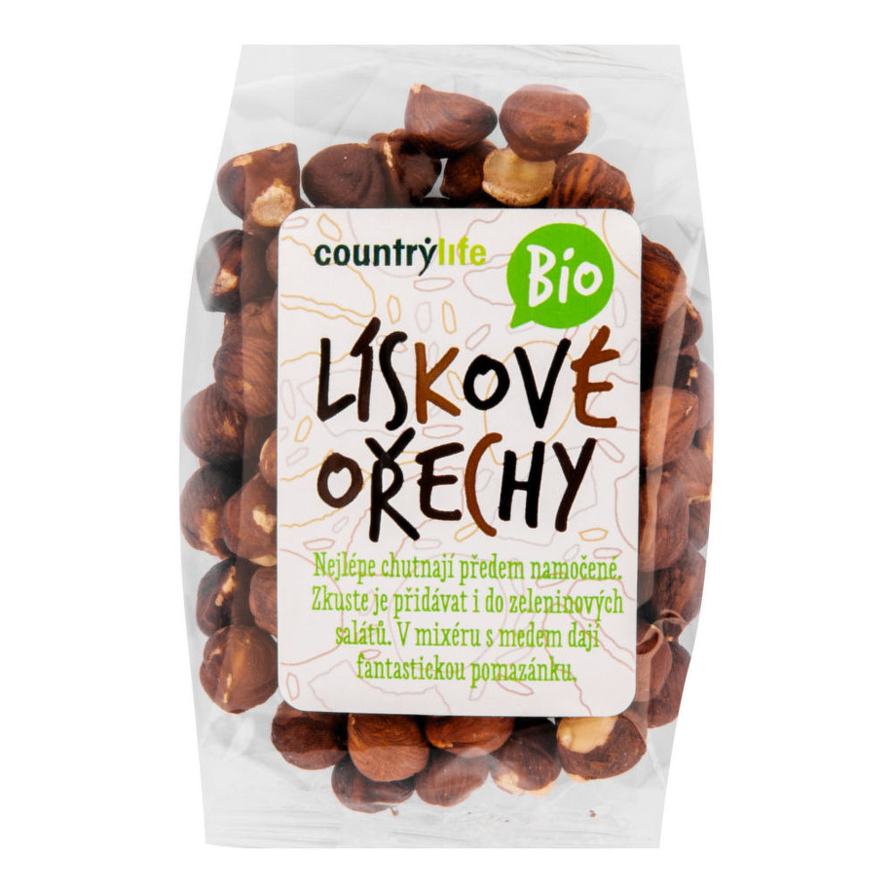 Lískové ořechy COUNTRY LIFE BIO 100 g