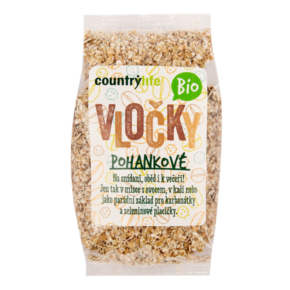 Vločky pohankové COUNTRY LIFE BIO 250 g