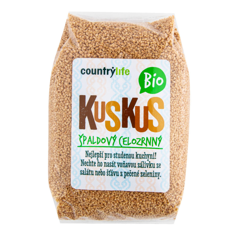 Kuskus špaldový celozrnný COUNTRY LIFE BIO 500 g