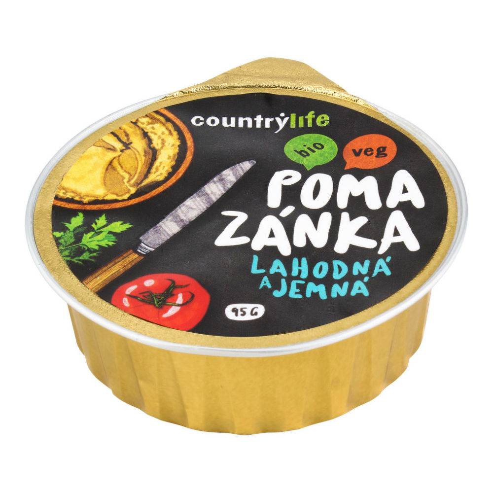 Pomazánka jemná a lahodná COUNTRY LIFE BIO 95 g