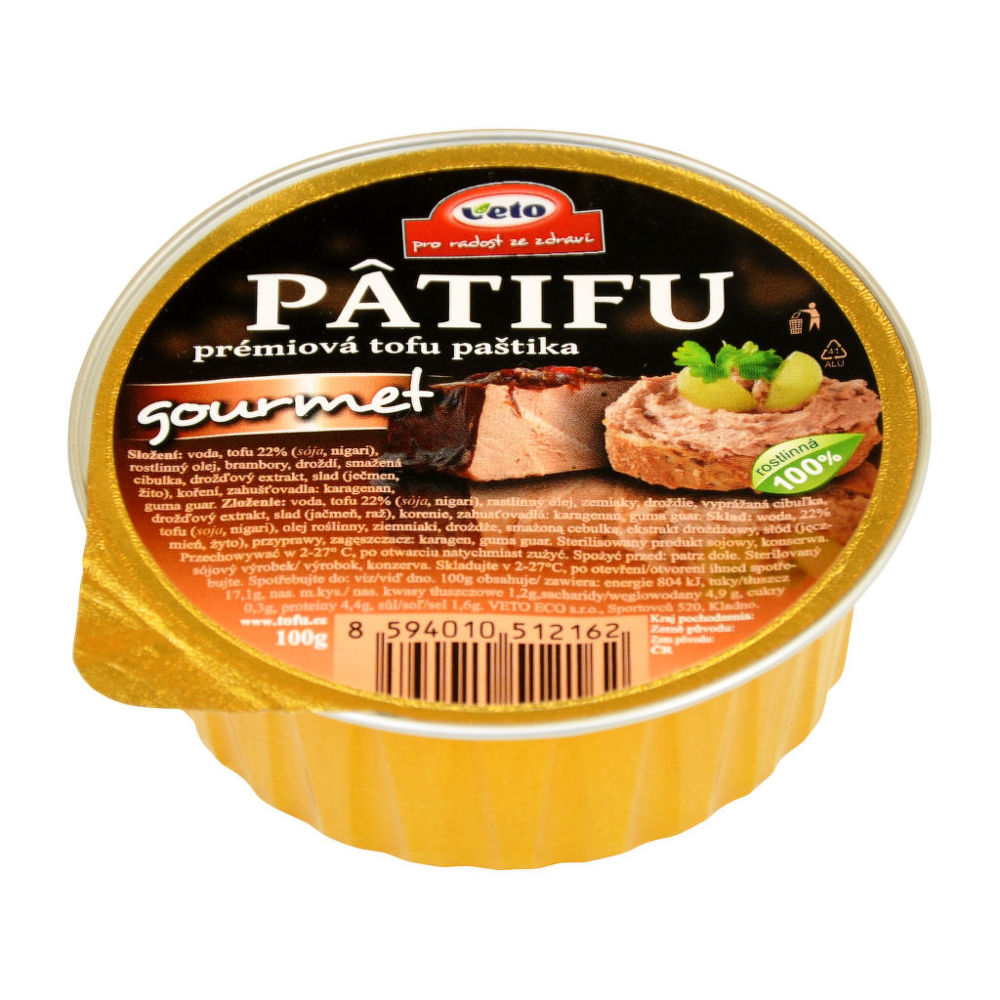 Paštika PATIFU gourmet VETO ECO 100 g