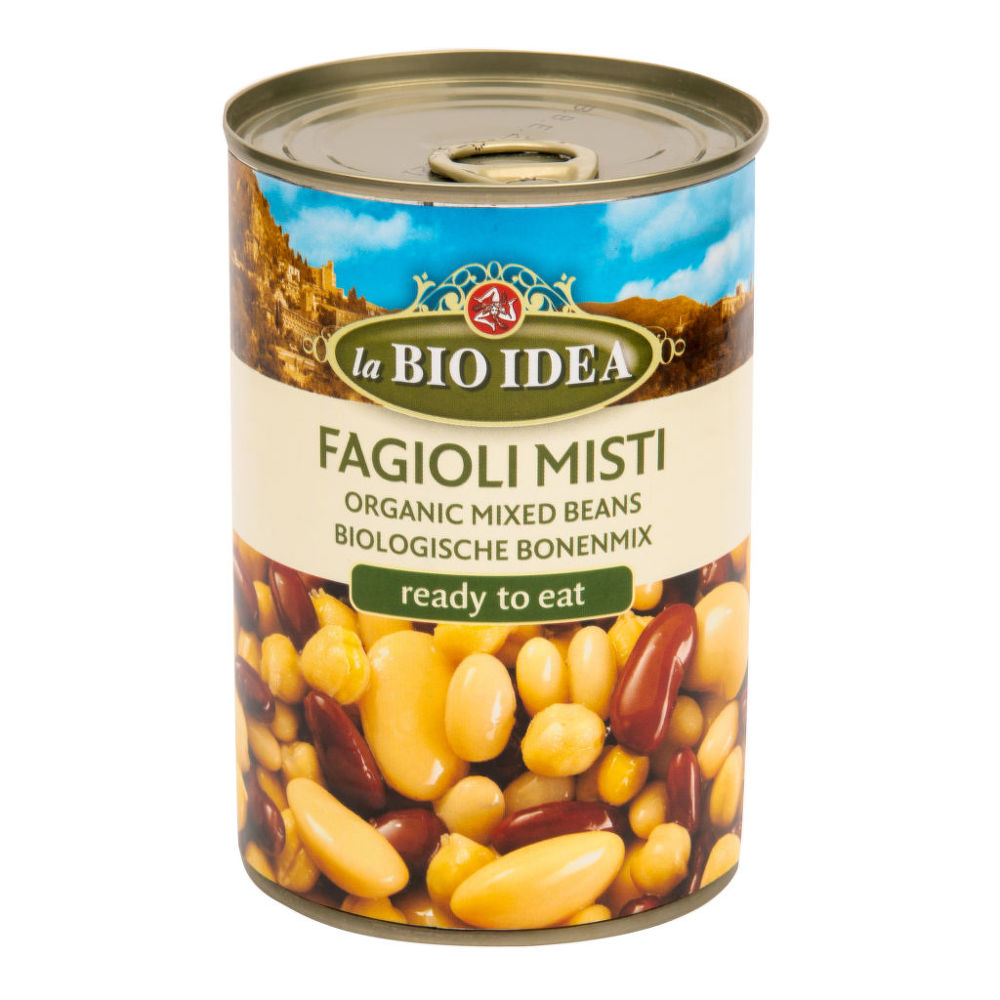 Fazole mix sterilované BIO IDEA BIO 400 g