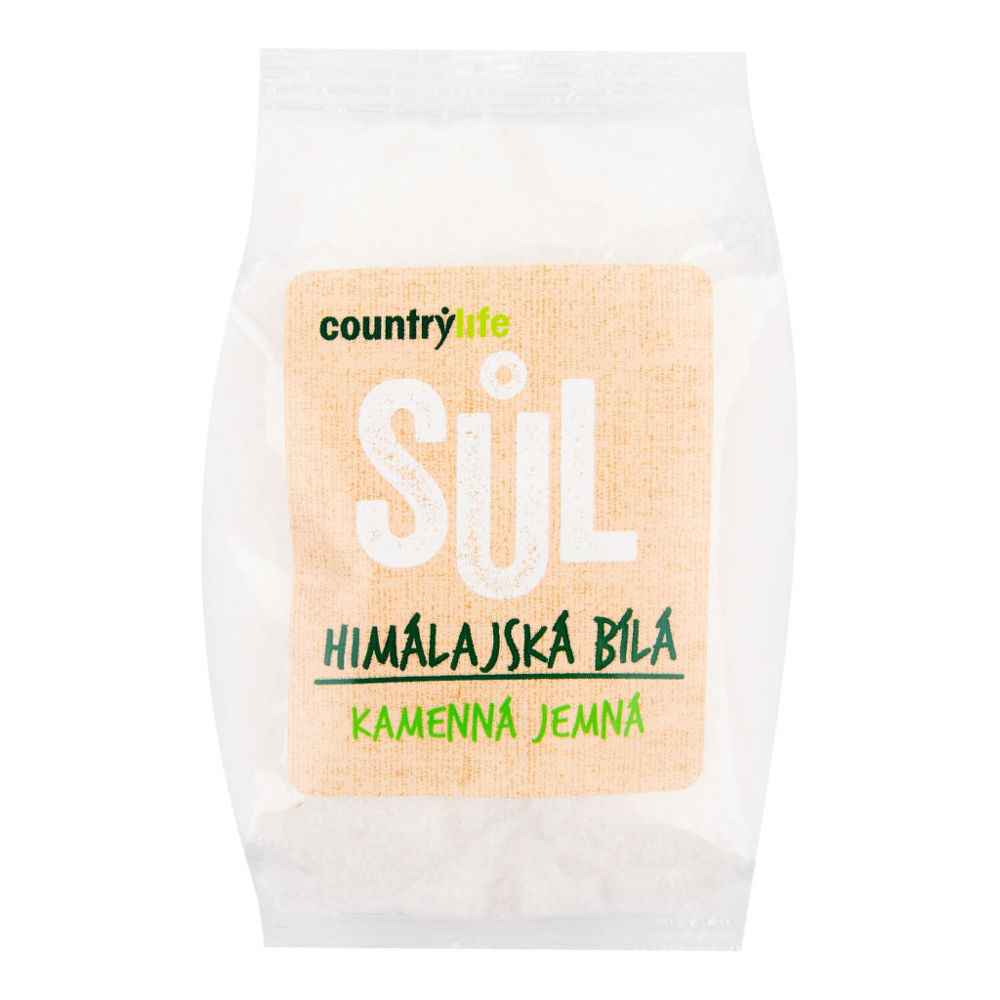 Sůl himálajská bílá jemná COUNTRY LIFE 500 g