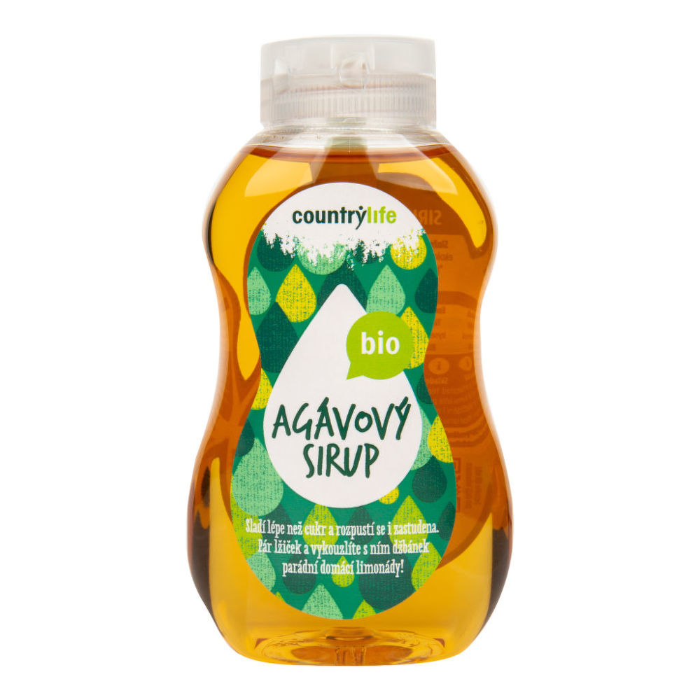 Fotografie Country Life Sirup agávový BIO 250 ml