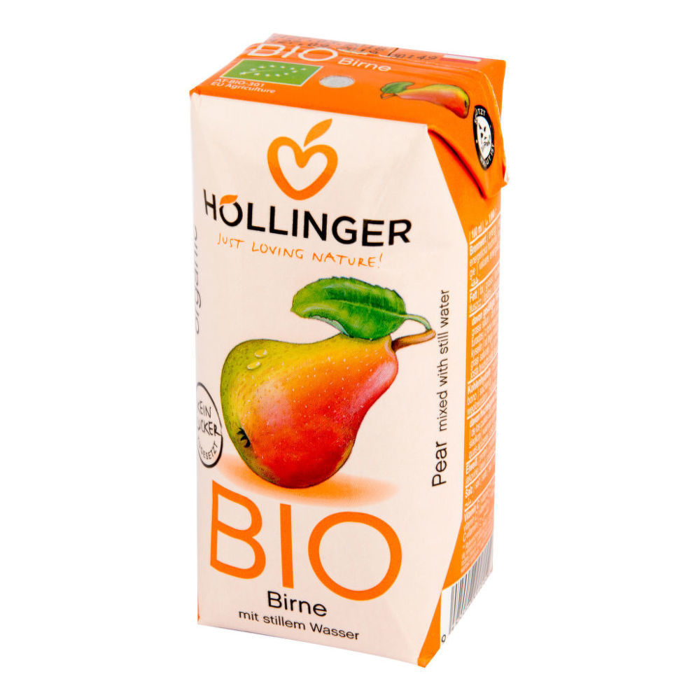 Nektar hruška HOLLINGER BIO 200 ml