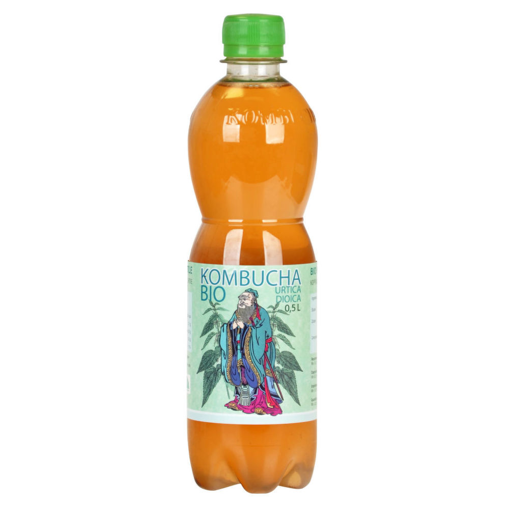 Fotografie Kombucha kopřiva STEVIKOM BIO 500 ml