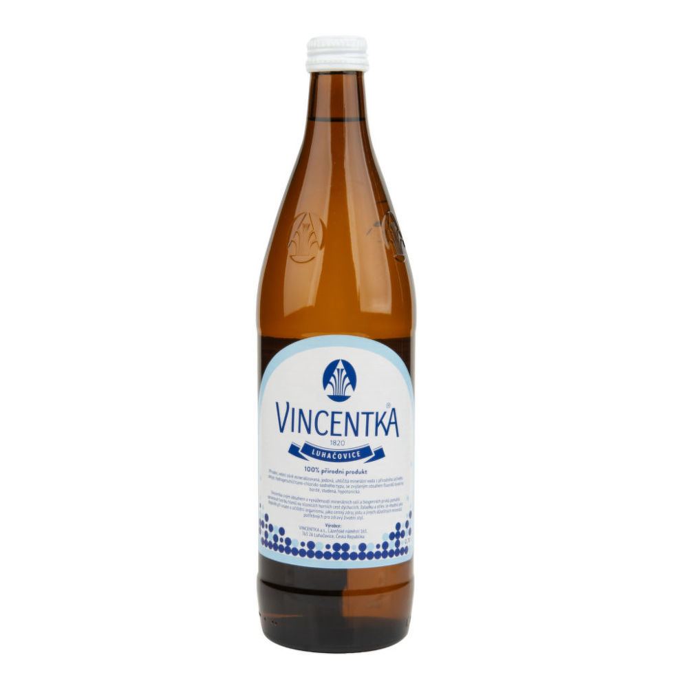 Vincentka léčivá minerální voda VINCENTKA 700 ml