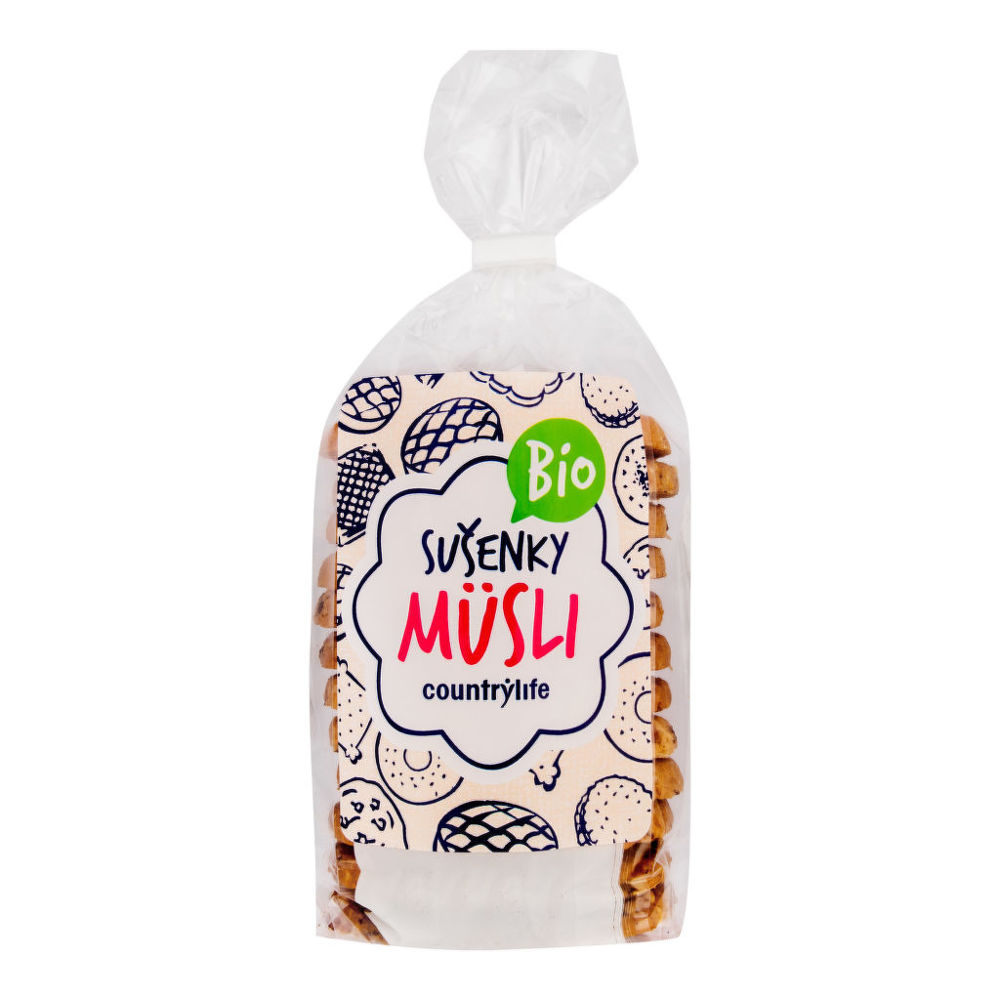 Sušenky müsli COUNTRY LIFE BIO 260 g