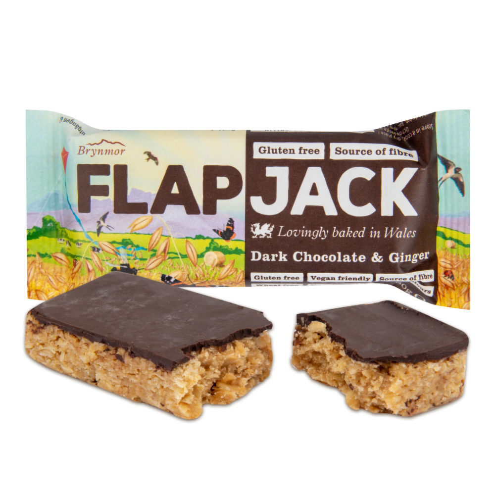 Flapjack ovesný čokoláda se zázvorem bezlepkový WHOLEBAKE 80 g