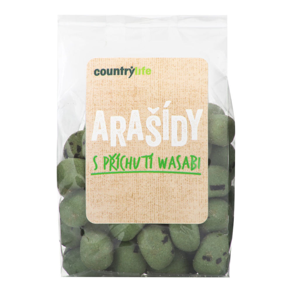 Arašídy s příchutí wasabi COUNTRY LIFE 100 g