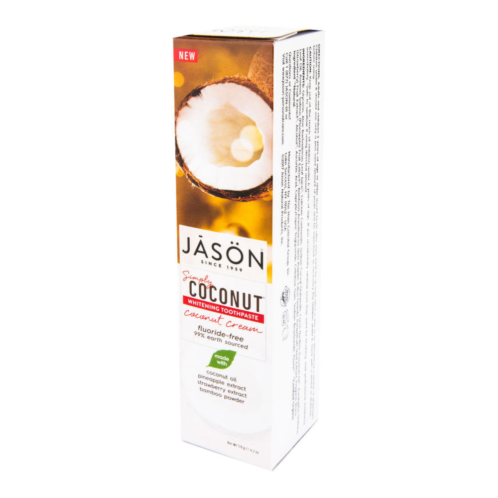 Zubní pasta simply coconut bělicí JASON 119 g