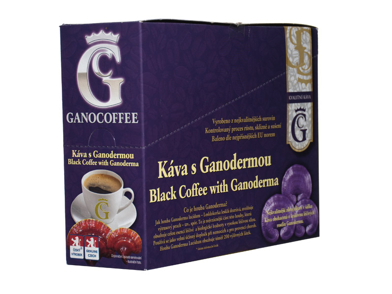 Káva černá s Ganodermou 20x3,5 g