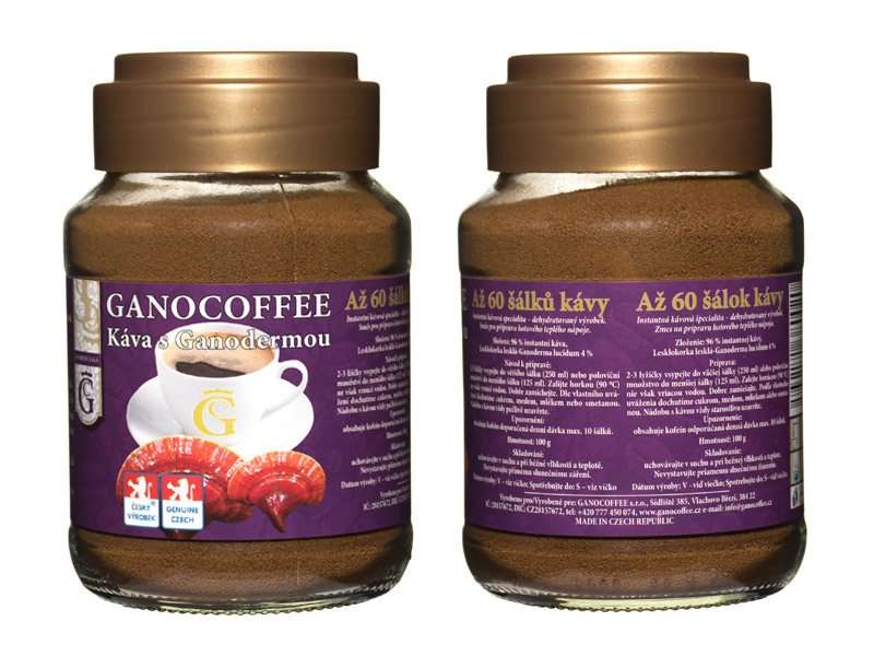 Káva černá s Ganodermou 100 g