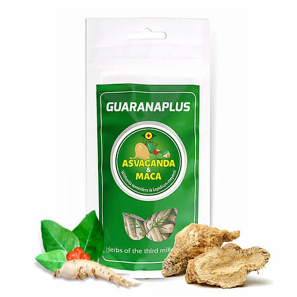 Ašvaganda-Maca MIX 50/50 vegan. kapsle 100 ks 40 g EXOTIC HERBS