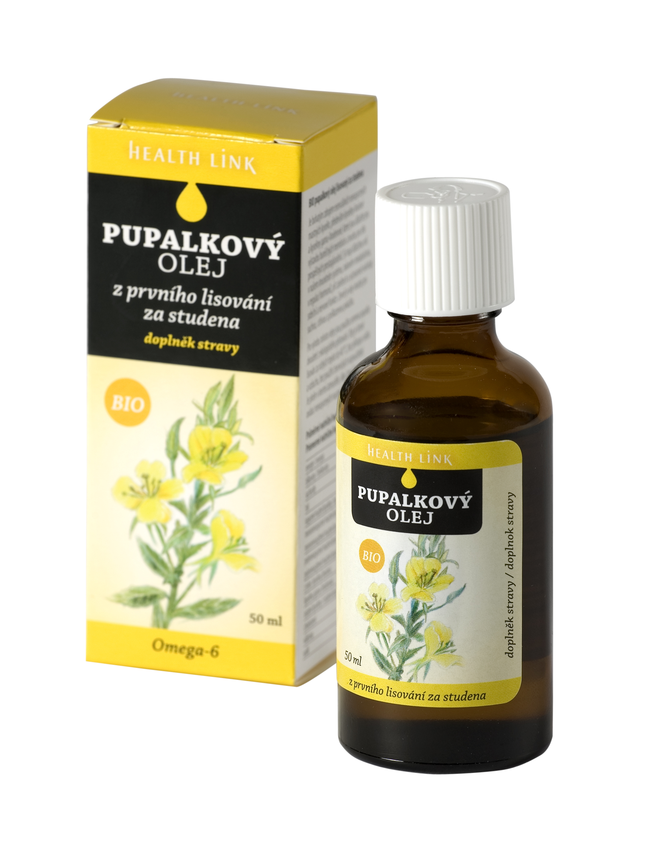 Olej BIO pupalkový 50 ml HEALTH LINK