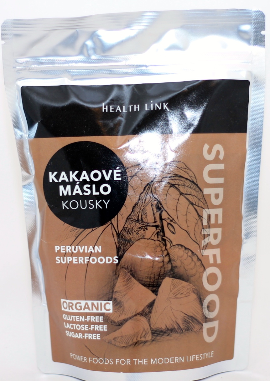 BIO RAW kakaové máslo 250 g HEALTH LINK