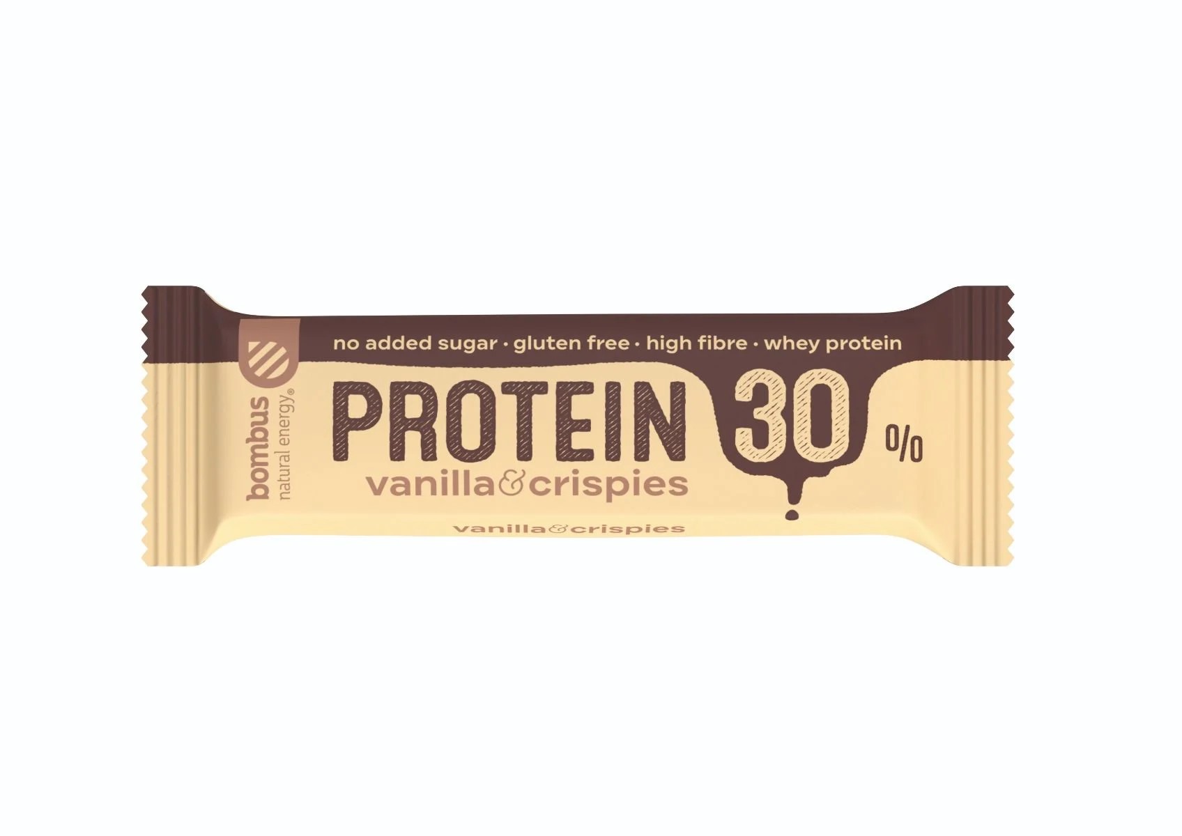 Fotografie Bombus Protein 30% vanilla & crispies 50 g