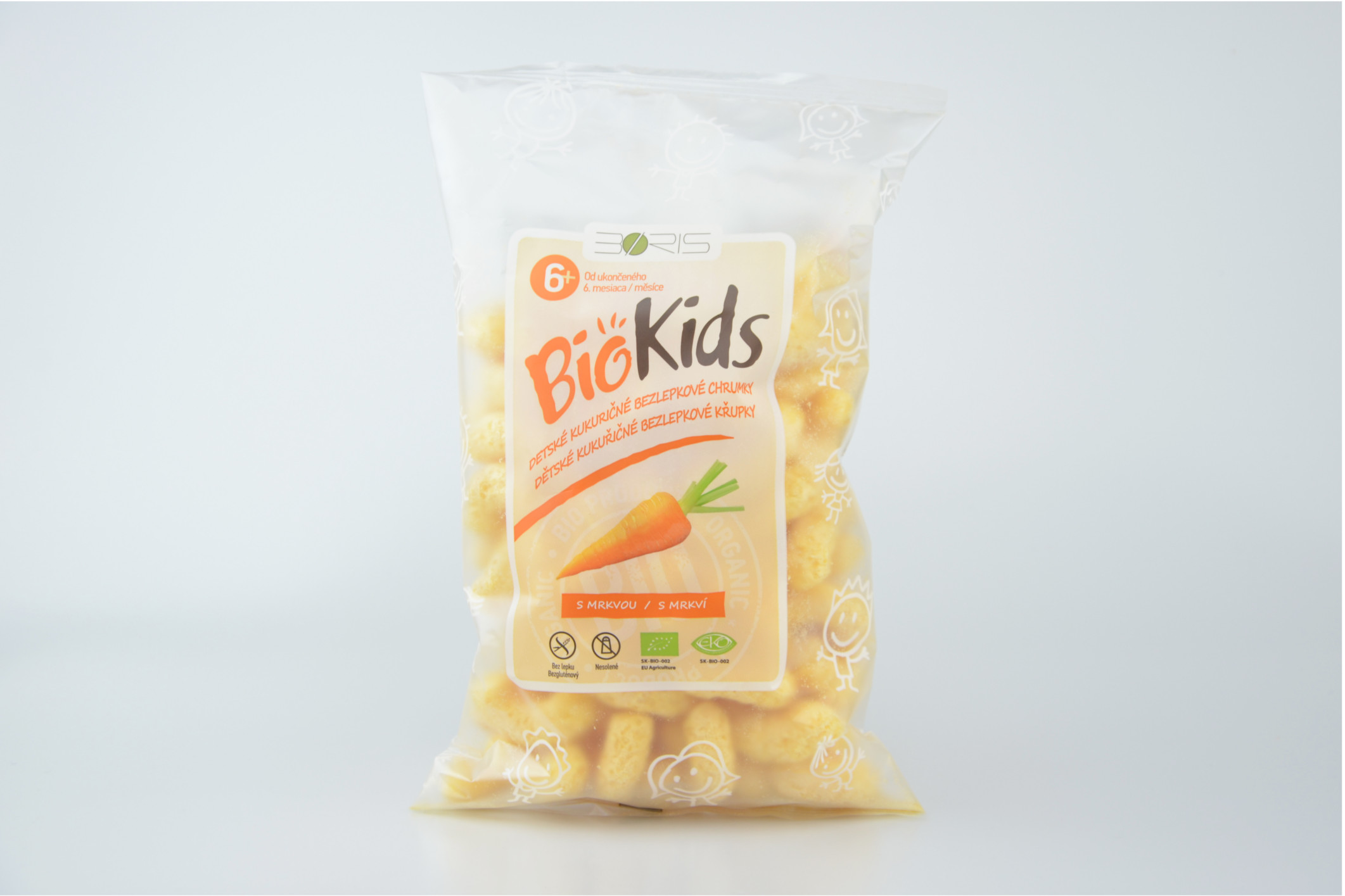 Fotografie Křupky BioKIDS dětské bezlepkové s mrkví 55 g