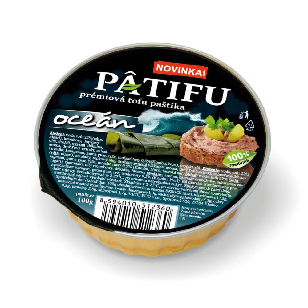 Paštika PATIFU oceán VETO ECO 100 g