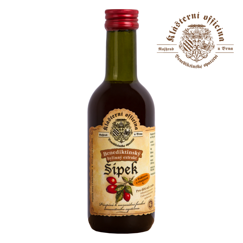 Bylinkový sirup šípek KLÁŠTERNÍ OFFICÍNA 290 g