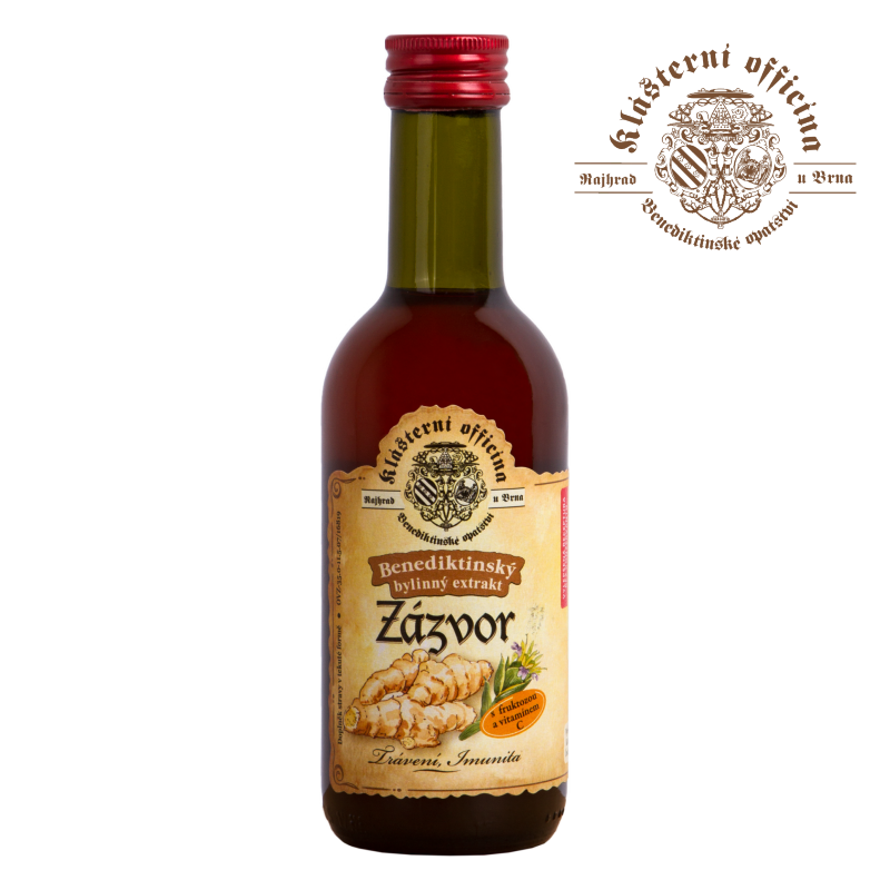 Bylinkový sirup zázvor KLÁŠTERNÍ OFFICÍNA 290 g