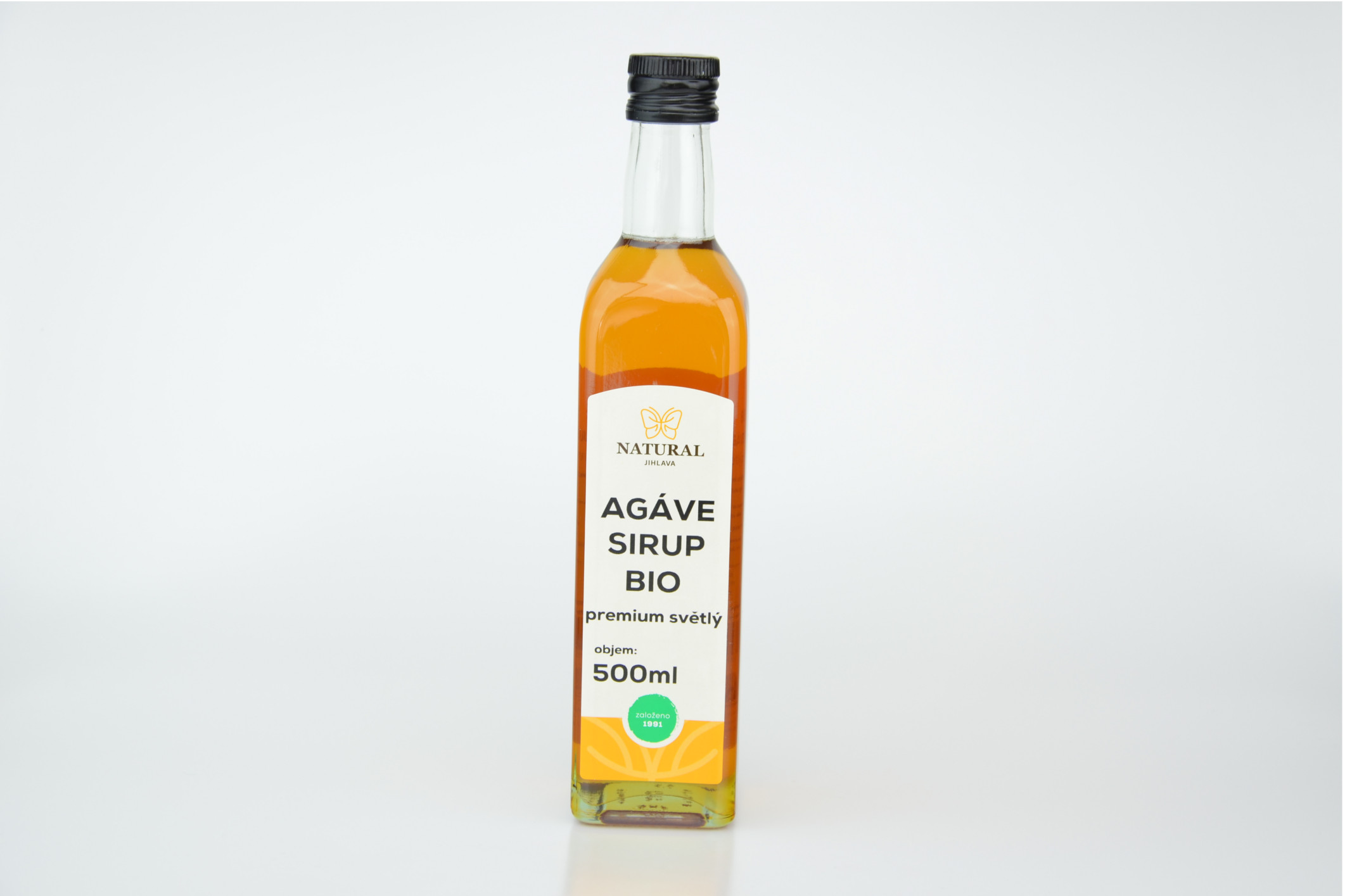 Agáve sirup BIO světlý premium NATURAL 500 ml