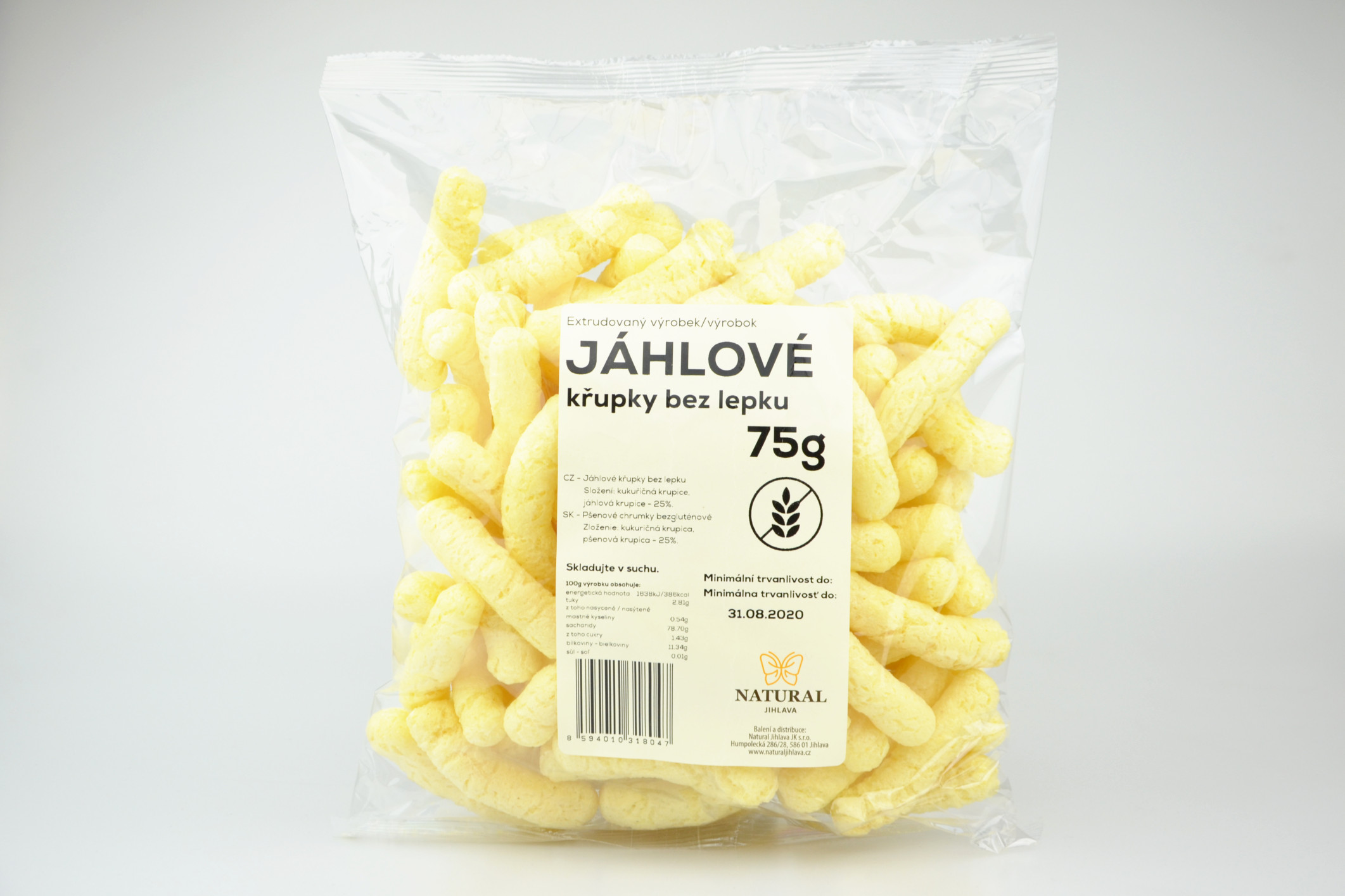 Křupky jáhelné NATURAL 75 g