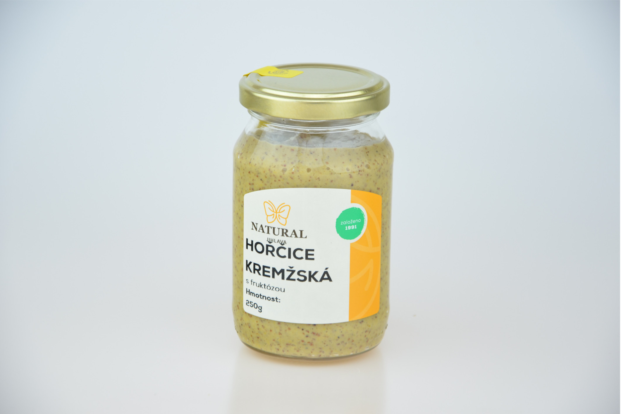 Hořčice kremžská s fruktózou NATURAL 250 g