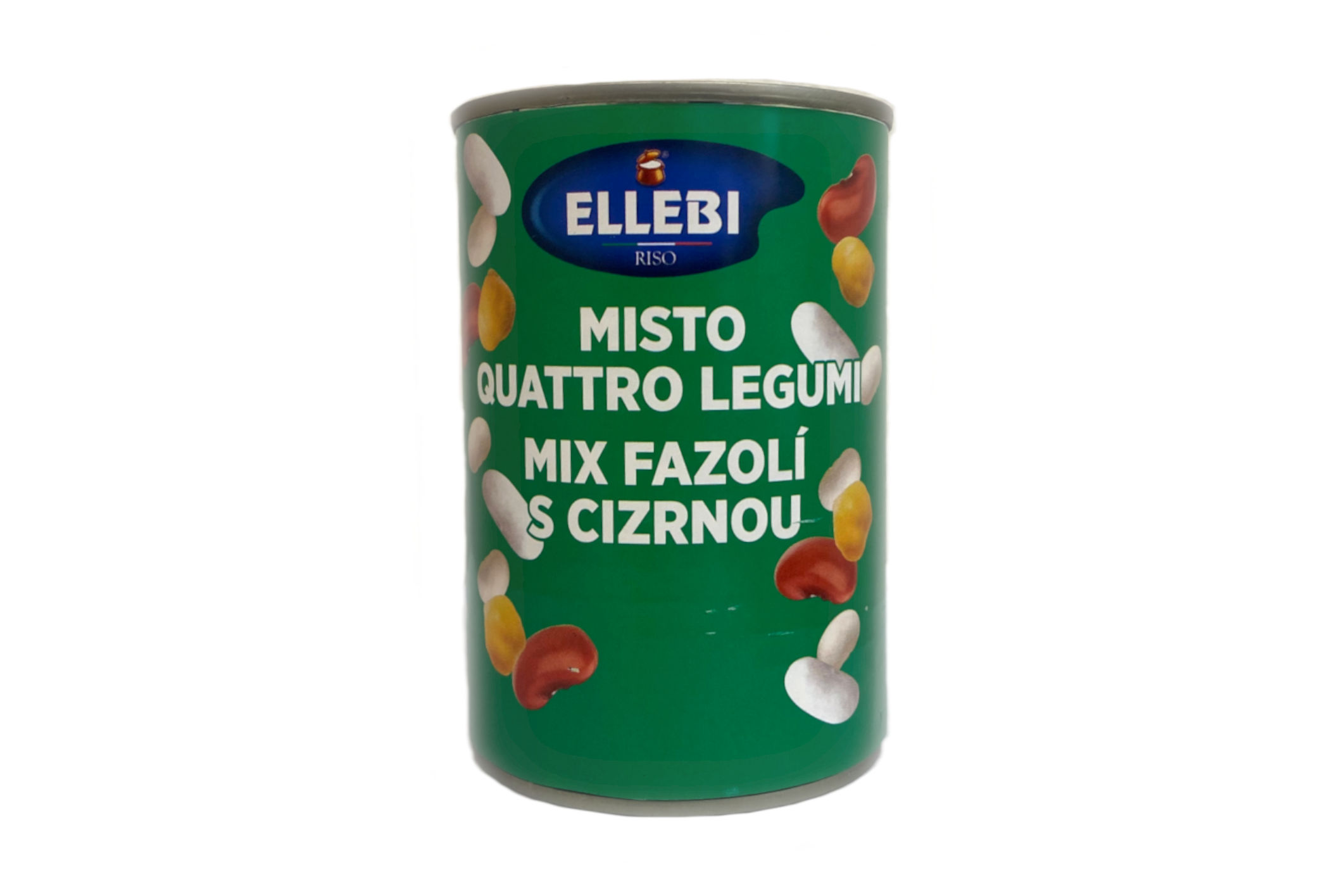 Mix fazolí s cizrnou ve slaném nálevu ELLEBI 400 g