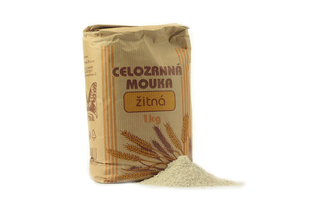 Celozrnná mouka žitná NATURAL 1 kg