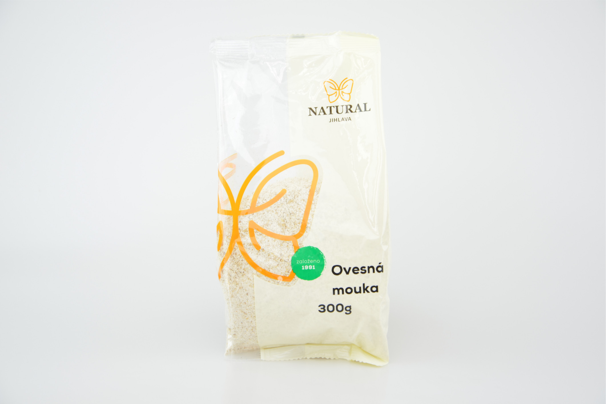 Ovesná mouka celozrnná NATURAL 300 g